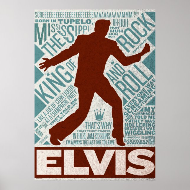 Million Dollar Quartet Elvis Type Poster (Front)