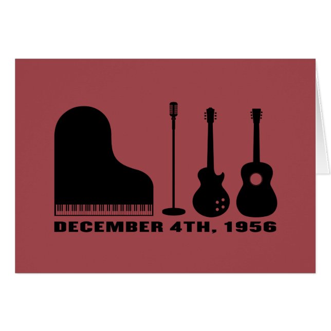 Million Dollar Quartet Instruments - Black (Front Horizontal)