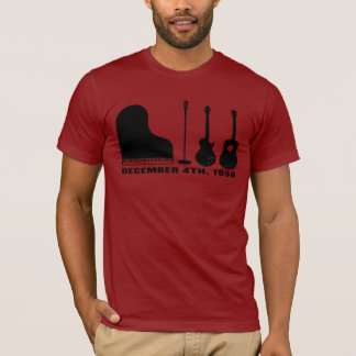 Million Dollar Quartet Instruments - Black T-Shirt