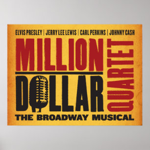 Million Dollar Quartet Logo Poster