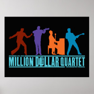 Million Dollar Quartet On Stage Poster