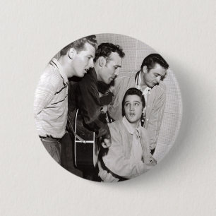 Million Dollar Quartet Photo 6 Cm Round Badge