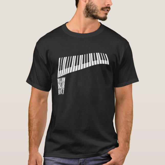 Million Dollar Quartet Piano - White T-Shirt (Front)