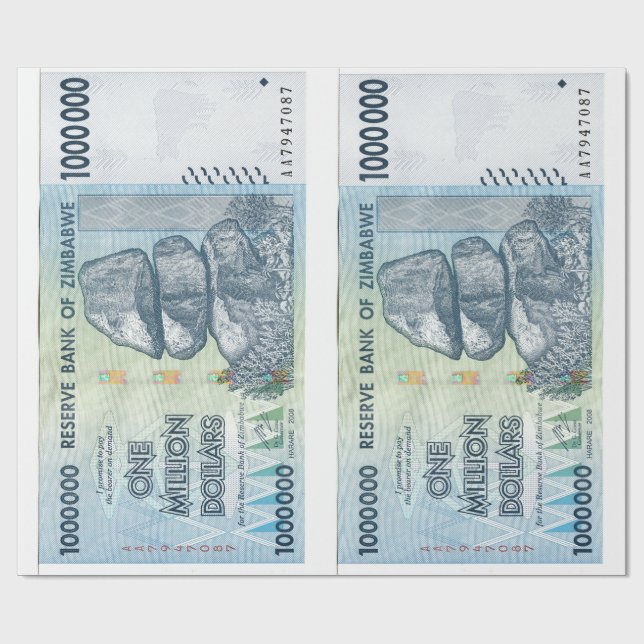 Million Dollar Wrapping Paper (Flat)