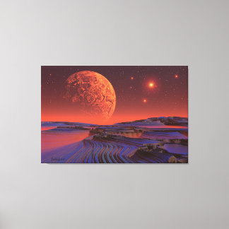 Million light years away canvas print