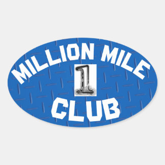 MILLION MILE CLUB STICKER