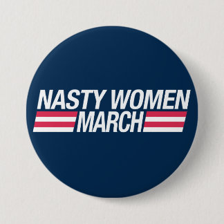 Million Women March button badge