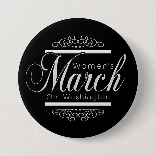 Million Womens March on Washington 2017 Button Pin (Front)