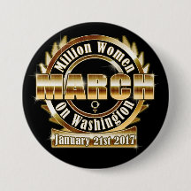 Million Womens March on Washington 2017 Lg. Button