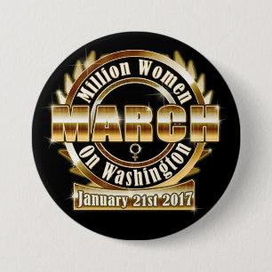 Million Womens March on Washington 2017 Lg. Button