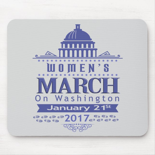 Million Women's March on Washington 2017 Mousepad (Front)