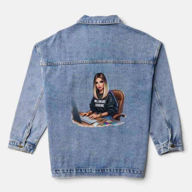 Millionaire Loading Denim Jacket (Back)