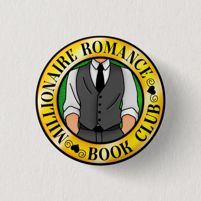 Millionaire Romance Book Club Badge (Front)