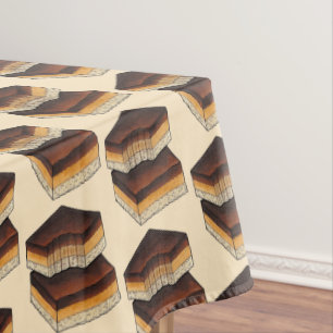 Millionaire's Shortbread Caramel British Traybake  Tablecloth