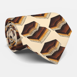 Millionaire's Shortbread Caramel Squares Slice Tie
