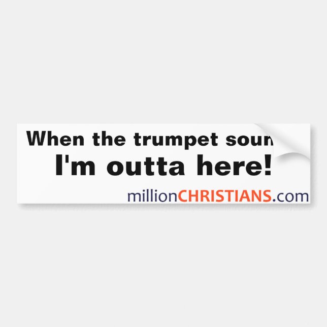 millionChristians.com Bumber Sticker (Front)