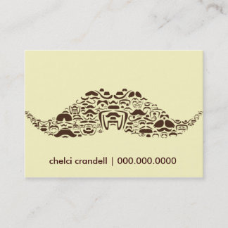 Millions of Moustaches Business Card