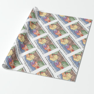 Millions Of People Live On An Edge Plate Tectonics Wrapping Paper