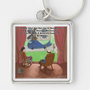 Mills On Whales Funny Key Ring