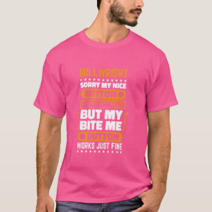 Millwright Bite Me Button Works Machinery Repair M T-Shirt