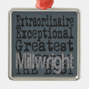Millwright Extraordinaire Metal Tree Decoration