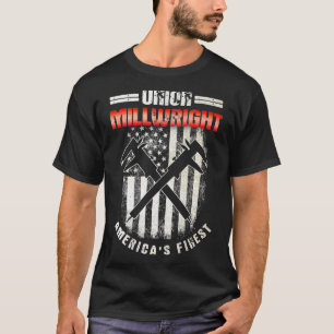 Millwright Image On Back Of Clothing _14 T-Shirt