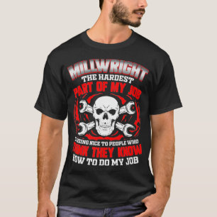 Millwright Skull Premium T-Shirt