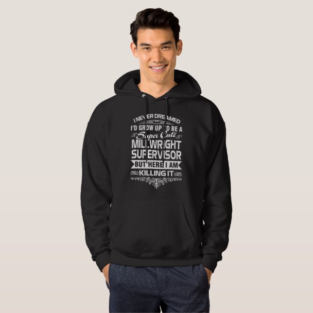 MILLWRIGHT SUPERVISOR HOODIE (Front Full)