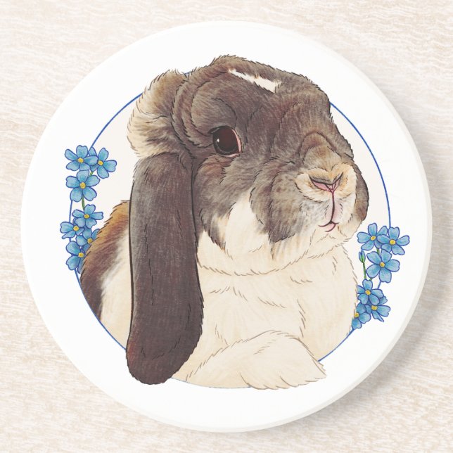 Milly Moo Bunny Coaster (Front)