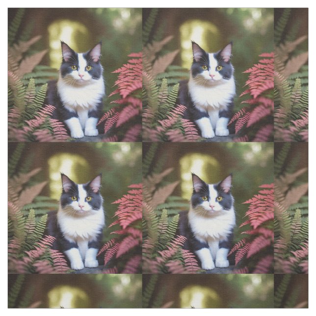 Milly The Ragdoll Cat, Fabric (Swatch)