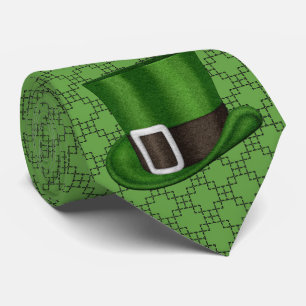 Milo Dale St Patrick's Black on Green Men's Tie