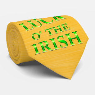 Milo Dale St Patrick's Gold Yellow Irish Men's Tie