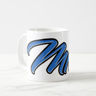 Milo First name name blue cup coffee cup