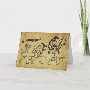 Milo of Croton And The Bull - Gym Motivational Card