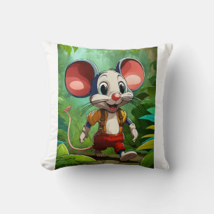 Milo the Jungle Mouse Cushion