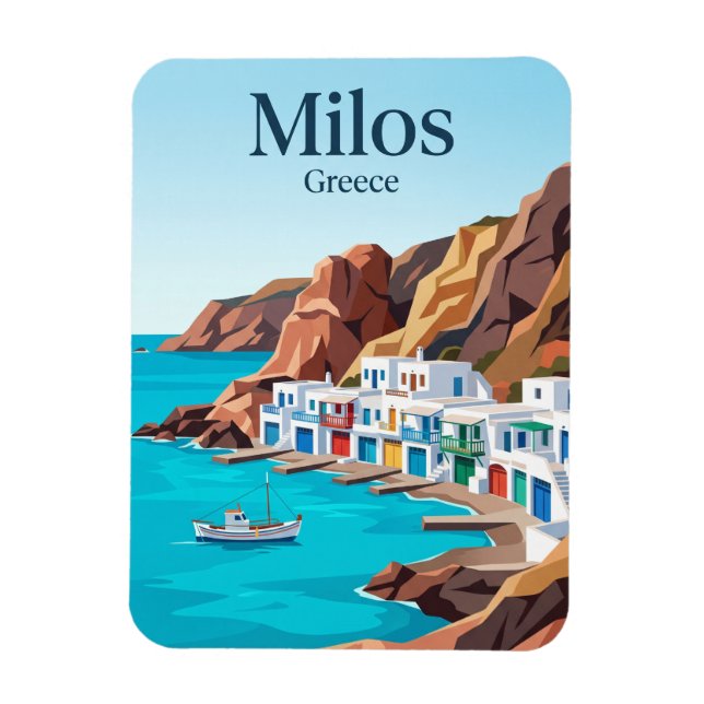 Milos Greece Magnet (Vertical)