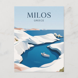 Milos Greece Postcard