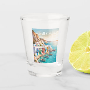Milos Greece Shot Glass