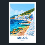 Milos Greece Travel Print<br><div class="desc">Beautiful modern print celebrating Milos Greece Travel Print.</div>