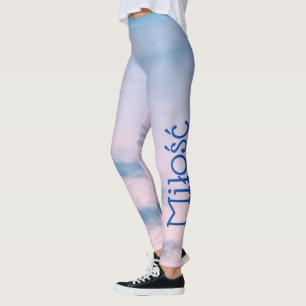 Miłość Polish for Love Yoga Pants, Leggings