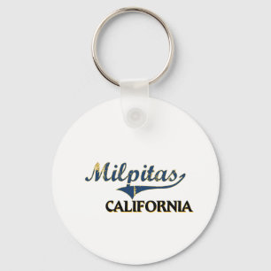 Milpitas California City Classic Key Ring