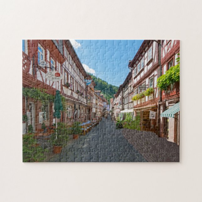 Miltenberg Odenwald Bavaria Germany. Jigsaw Puzzle (Horizontal)