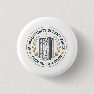 Milton Berle's Inspire Motivation Business Quote 3 Cm Round Badge