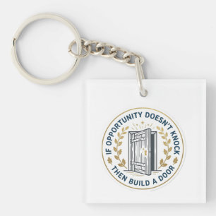 Milton Berle's Inspire Motivation Business Quote Key Ring