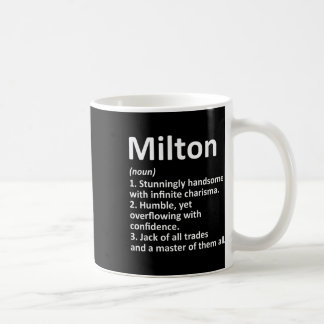 Milton Definition Personalised Name Funny Birthday Coffee Mug
