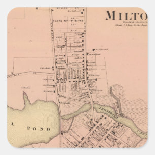 Milton Delaware Square Sticker
