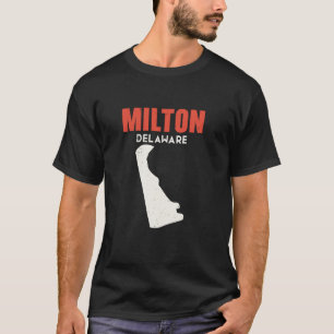 Milton Delaware USA State America Travel Delawarea T-Shirt