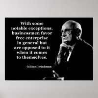 Milton Friedman Crony Capitalism