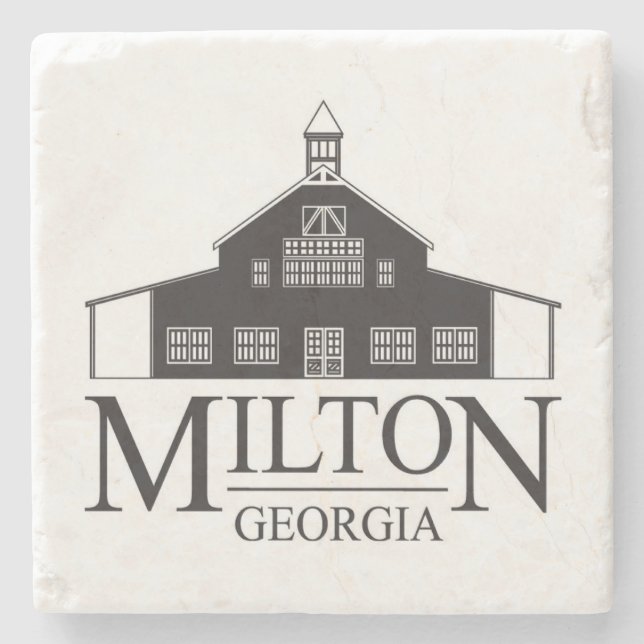 Milton Georgia, Milton Georgia Stone Coaster (Front)