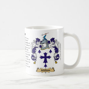 Milton, the Origin, the Meaning and the Crest Coffee Mug